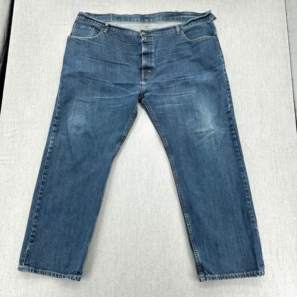 Levi's 559 Jeans Mens 46x32 Blue Relaxed Straight Leg Denim Medium Wash‎